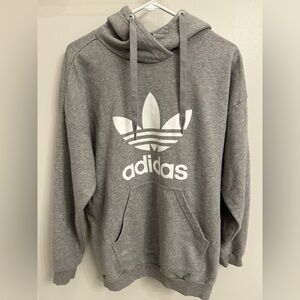 Adidas Gray Men's Hoodie large men's